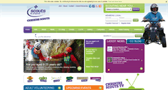 Desktop Screenshot of cheshirescouts.org.uk